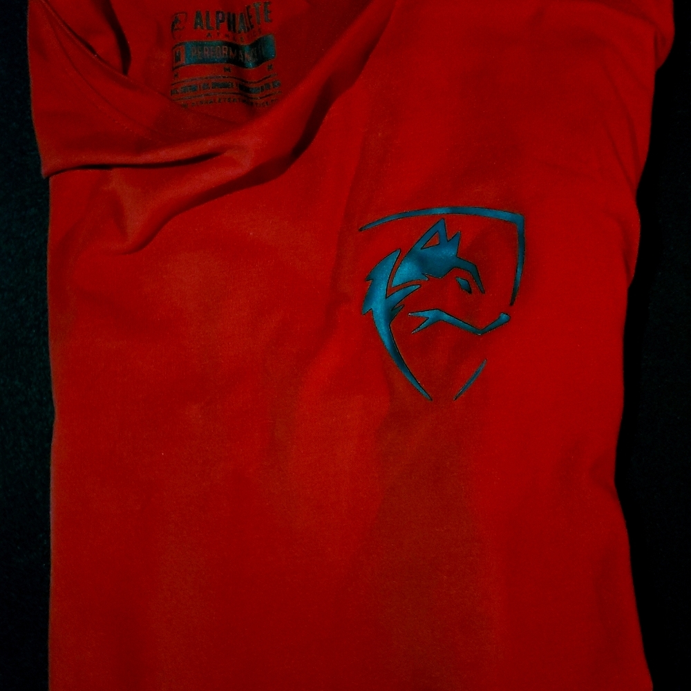 Alphalete Shirt Medium Red